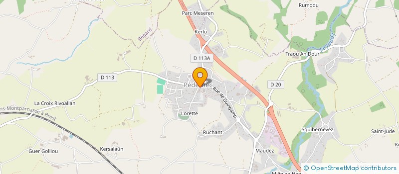 localisation de l'entreprise CHEZ NOUS  PEDERNEC