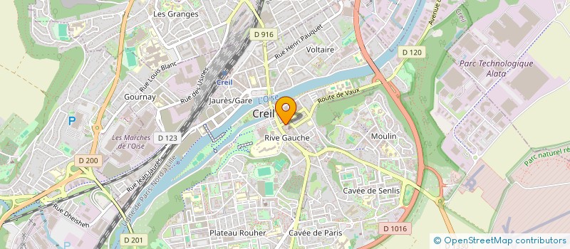 localisation de l'entreprise CHEZ NOUS  CREIL