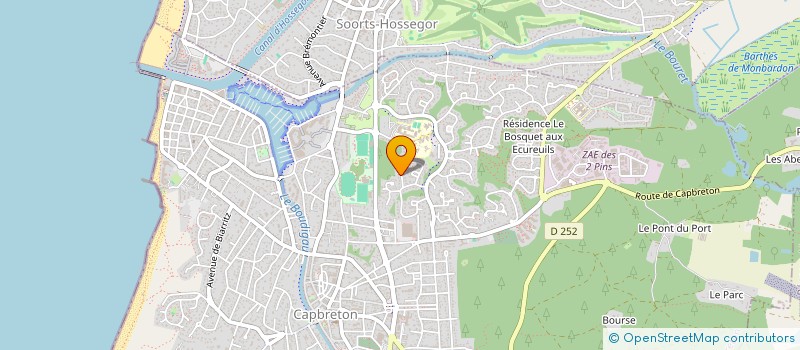 localisation de l'entreprise CHEZ NOUS LANDES  CAPBRETON