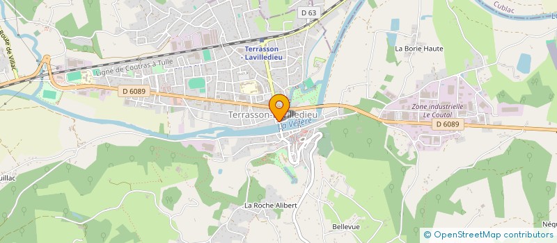 localisation de l'entreprise CHEZ ODETTE  TERRASSON-LAVILLEDIEU