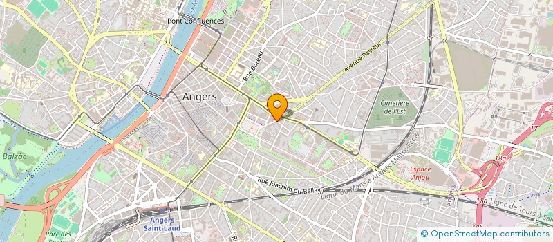 localisation de l'entreprise CHEZ OKI à ANGERS