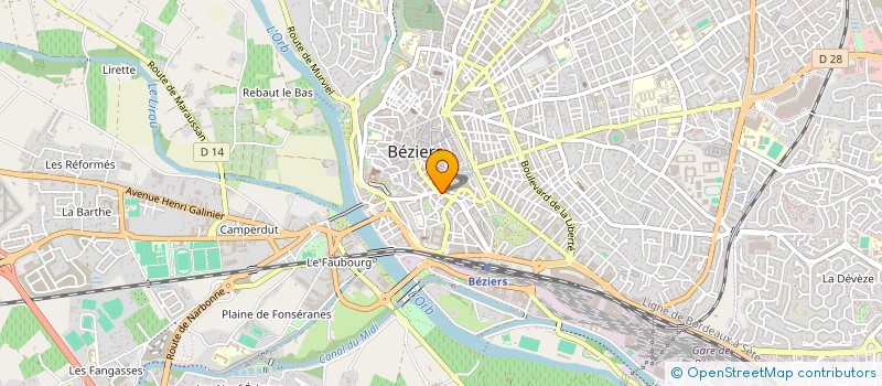 localisation de l'entreprise CHEZ OMAR à BEZIERS