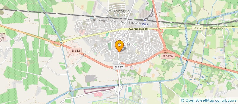 localisation de l'entreprise CHEZ OSCAR  VIAS