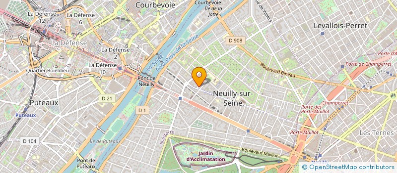 localisation de l'entreprise CHEZ OSCAR à NEUILLY-SUR-SEINE