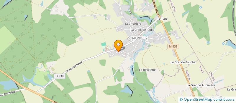 localisation de l'entreprise CHEZ OSKAR  CHARENTILLY