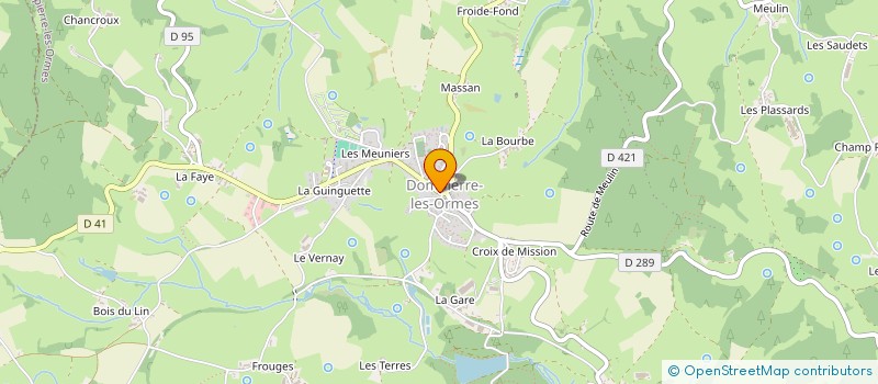 localisation de l'entreprise CHEZ P'TIT JO  DOMPIERRE-LES-ORMES