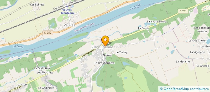 localisation de l'entreprise CHEZ P'TIT LOUIS  RILLY-SUR-LOIRE