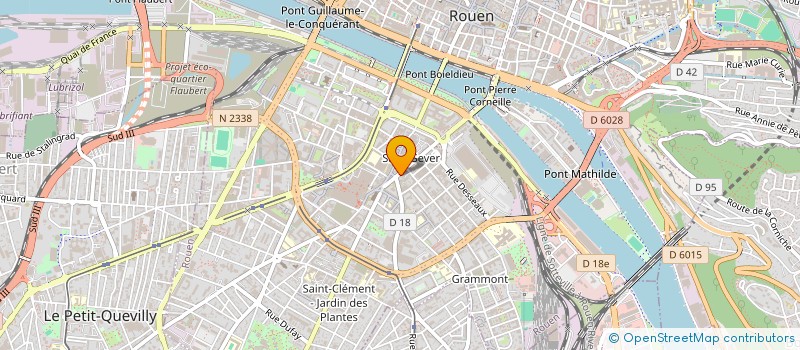 localisation de l'entreprise CHEZ P'TIT MOUSS à ROUEN
