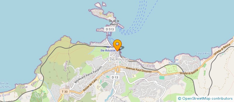 localisation de l'entreprise CHEZ PACO  L'ILE-ROUSSE