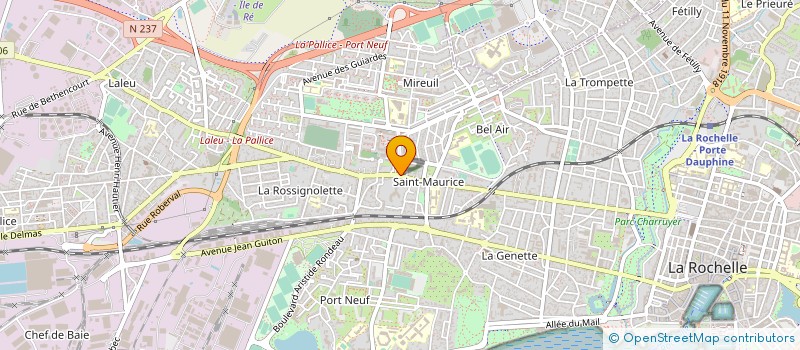 localisation de l'entreprise CHEZ PAILLAT LE BOULANGER à LA ROCHELLE