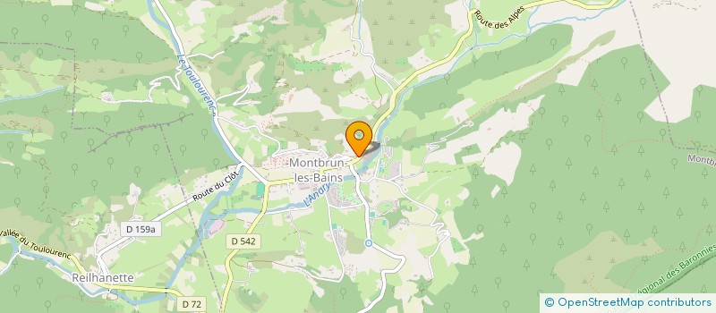 localisation de l'entreprise CHEZ PANINE  MONTBRUN-LES-BAINS