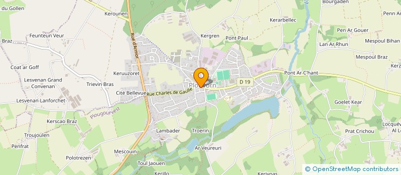 localisation de l'entreprise CHEZ PAP'S  PLOUVORN