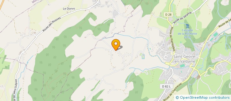 localisation de l'entreprise CHEZ PAPA  SAINT-GEOIRE-EN-VALDAINE