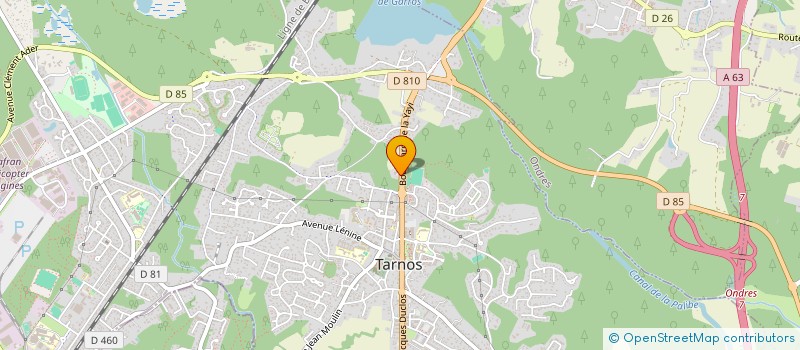 localisation de l'entreprise CHEZ PAPA ET MAMAN VALLA FONS TRAITEUR à TARNOS