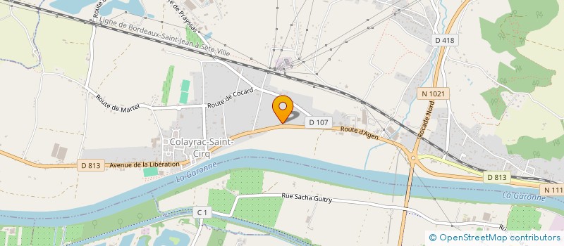 localisation de l'entreprise CHEZ PAPI ET MAMIE  COLAYRAC-SAINT-CIRQ