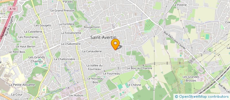 localisation de l'entreprise CHEZ PAPILY ET MAMILY A MONT' A PEINE  SAINT-AVERTIN