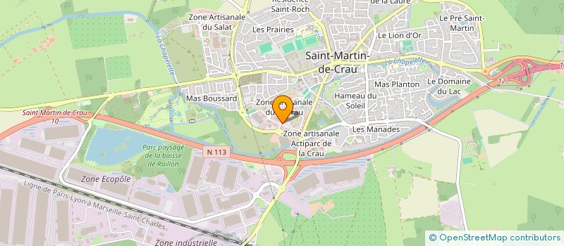 localisation de l'entreprise CHEZ PAPO à SAINT-MARTIN-DE-CRAU