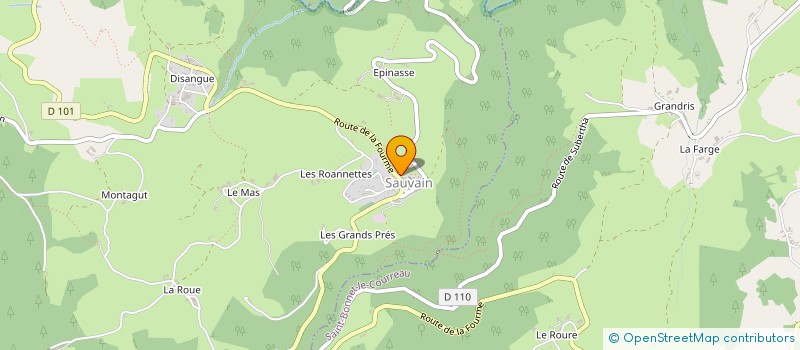 localisation de l'entreprise CHEZ PAPOTE  SAUVAIN