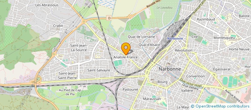 localisation de l'entreprise CHEZ PAPY  NARBONNE