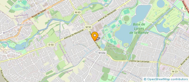 localisation de l'entreprise CHEZ-PARK à TOURNEFEUILLE