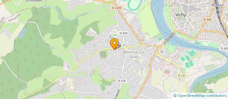 localisation de l'entreprise CHEZ PASCAL  BELLERIVE-SUR-ALLIER