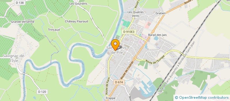 localisation de l'entreprise CHEZ PATOU PORTE F  SAINT-DENIS-DE-PILE