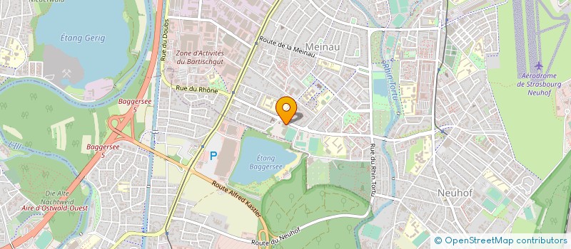 localisation de l'entreprise CHEZ PATRICK à STRASBOURG