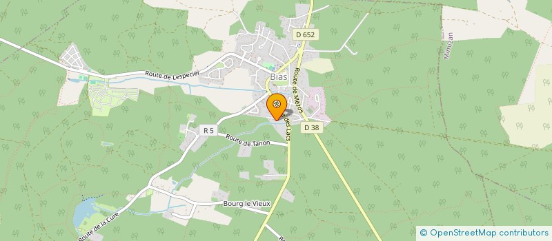 localisation de l'entreprise CHEZ PAUL  BIAS