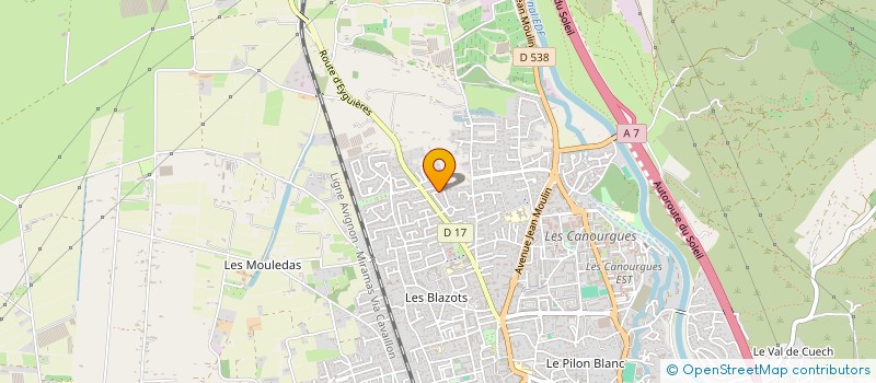 localisation de l'entreprise CHEZ PAUL  SALON-DE-PROVENCE