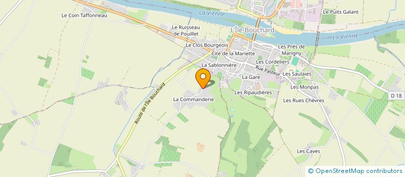 localisation de l'entreprise CHEZ PAUL ET RENEE  BRIZAY