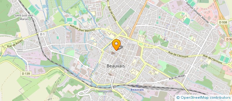 localisation de l'entreprise CHEZ PAUL PRODUCTIONS à BEAUVAIS