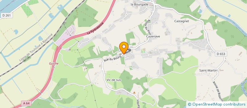 localisation de l'entreprise CHEZ PAULA  GUICHE