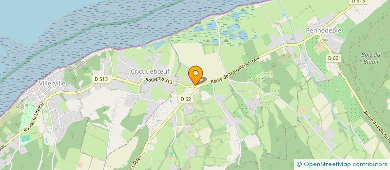 localisation de l'entreprise CHEZ PAULETTE  PENNEDEPIE