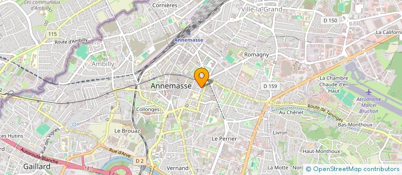 localisation de l'entreprise CHEZ PAULETTE à ANNEMASSE