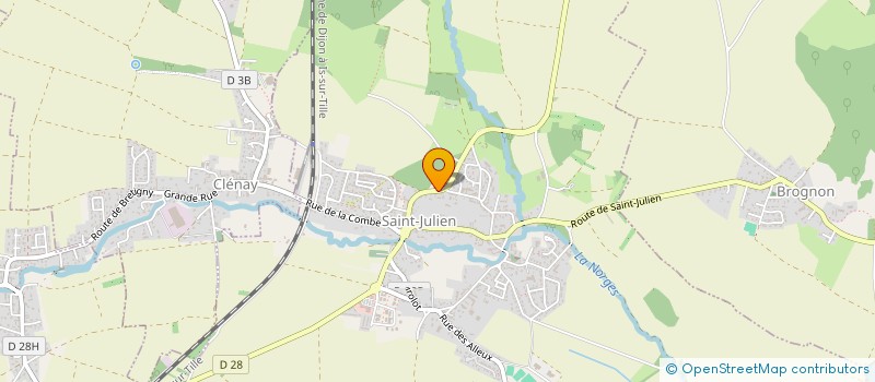 localisation de l'entreprise CHEZ PAULETTE à SAINT-JULIEN