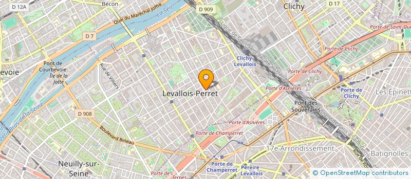 localisation de l'entreprise CHEZ PAULIE à LEVALLOIS-PERRET
