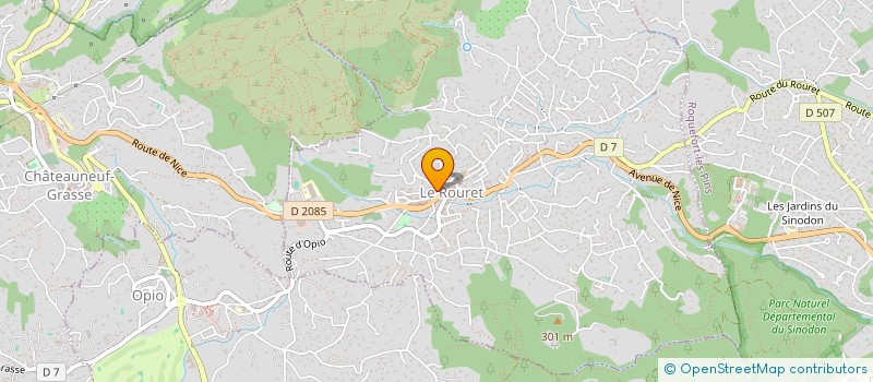 localisation de l'entreprise CHEZ PAULINE - CREPERIE DE VILLAGE  LE ROURET