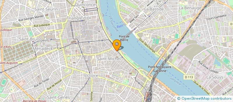 localisation de l'entreprise CHEZ PAULO  BORDEAUX