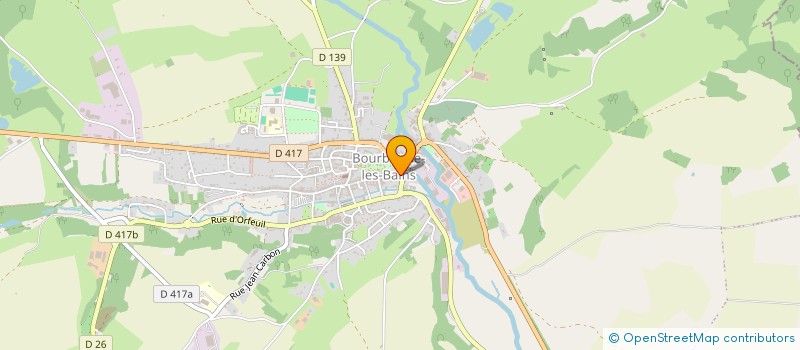 localisation de l'entreprise CHEZ PEDRO à BOURBONNE-LES-BAINS