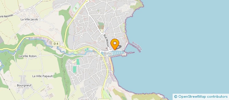 localisation de l'entreprise CHEZ PELUCHE à BINIC-ETABLES-SUR-MER