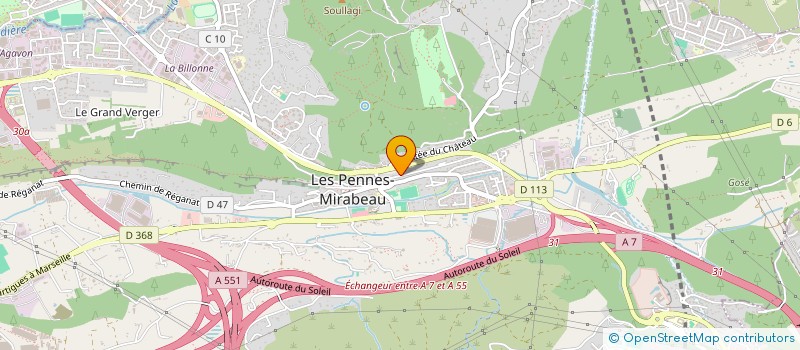 localisation de l'entreprise CHEZ PEPINO à LES PENNES-MIRABEAU