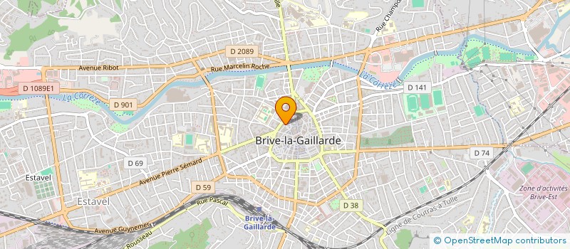 localisation de l'entreprise CHEZ PHILIPPE à BRIVE-LA-GAILLARDE