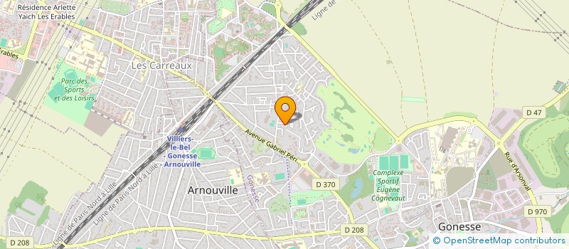 localisation de l'entreprise CHEZ PIERRE  GONESSE