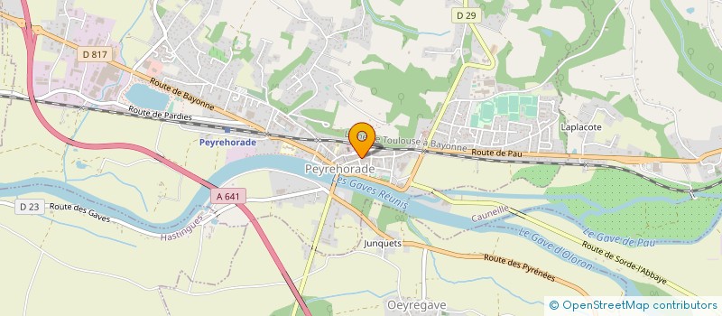 localisation de l'entreprise CHEZ PIERRE  PEYREHORADE
