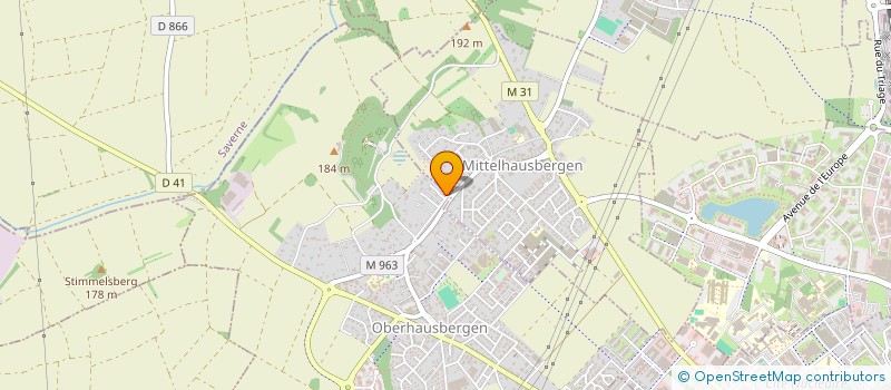 localisation de l'entreprise CHEZ PIERRE  OBERHAUSBERGEN