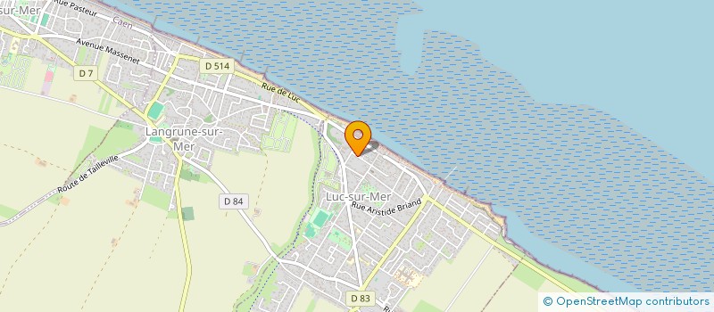 localisation de l'entreprise CHEZ PIERROT à LUC-SUR-MER