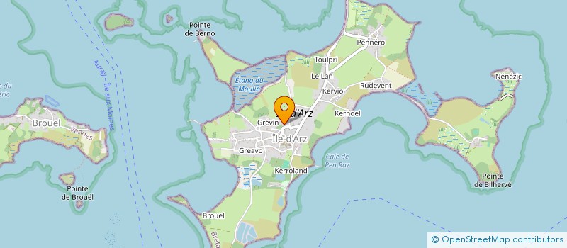 localisation de l'entreprise CHEZ PIERROT  ILE-D'ARZ