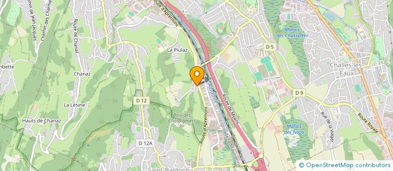 localisation de l'entreprise CHEZ PILLOU  LA RAVOIRE