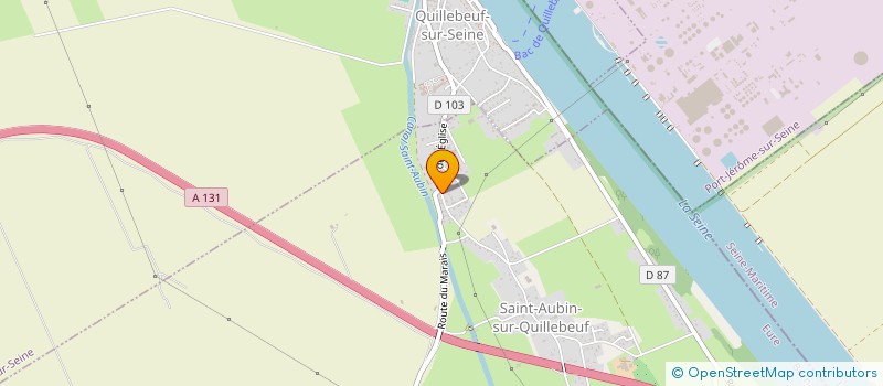 localisation de l'entreprise CHEZ PIMLINE SERVICES A LA CARTE  SAINT-AUBIN-SUR-QUILLEBEUF