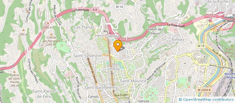 localisation de l'entreprise CHEZ PINO à NICE